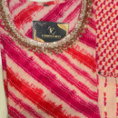 Pink Lahoriya Maslin Silk Fabric