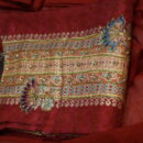 Red Silk Banarasi Weaving Suit Set