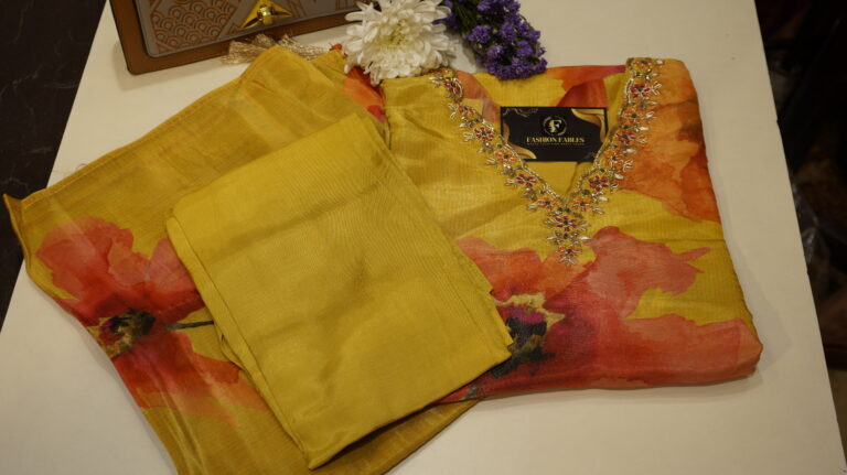 Glass TIssue Yellow & Pink