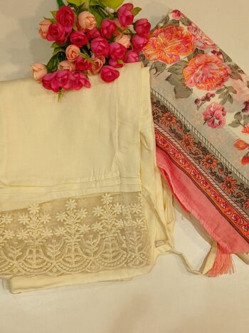 Floral Print Off White Color - Image 2