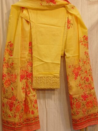 Floral Print Lemon Yellow - Image 4