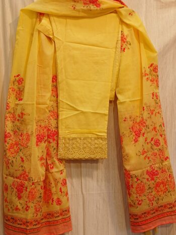 Floral Print Lemon Yellow - Image 4