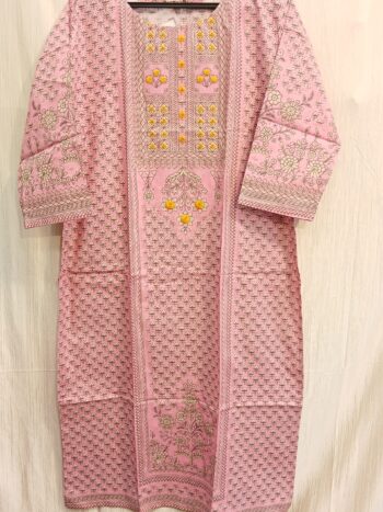 Pink Sabhya Sachi Printed - Image 4