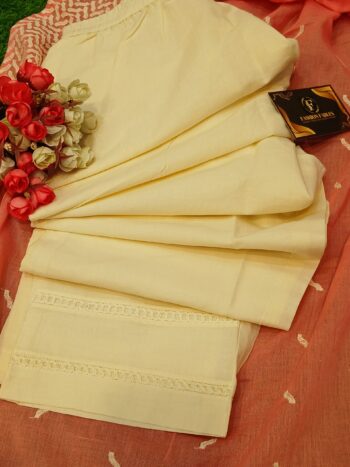 Off White Pink - Cambric Cotton - Image 2
