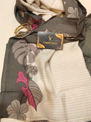 Modal Silk Fabric Straight Paint Suit - Image 3