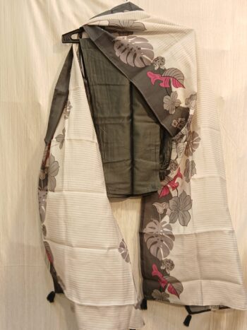 Modal Silk Fabric Straight Paint Suit - Image 5