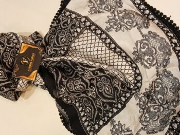 Pure Maslin Suit with Cotton Lining | Sabhya Sachi Digital Print - Image 3