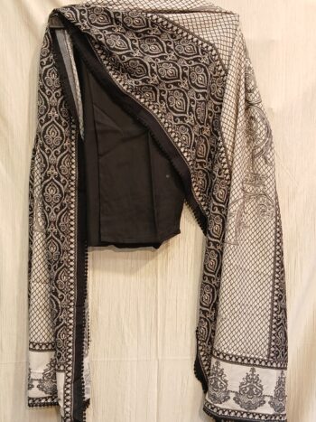 Pure Maslin Suit with Cotton Lining | Sabhya Sachi Digital Print - Image 6