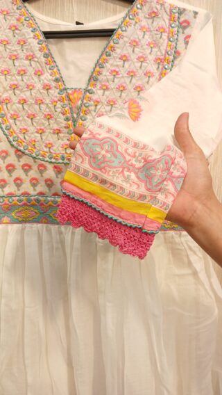 Frok Suit Pants Set Pure Mulmul Cotton Fabric - Image 3