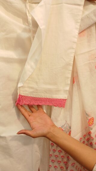Frok Suit Pants Set Pure Mulmul Cotton Fabric - Image 4