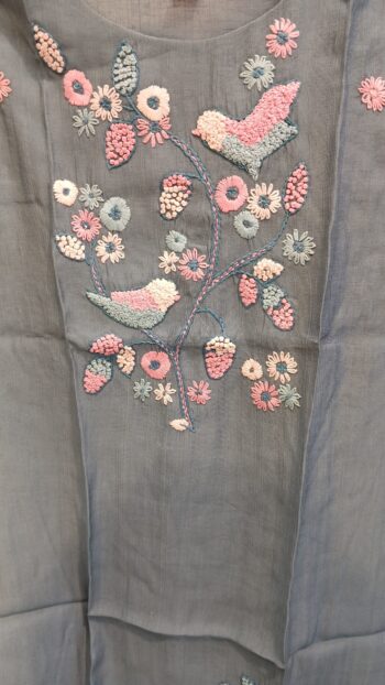 Grey Co ord Set- Thread Work - Image 2
