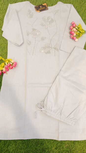 Premium Cotton Embiodery work on Yok