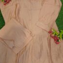 Silk Cotton Fabric Detailing on Yok - Pink Color