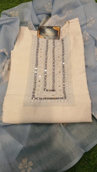 Bhagalpur Cotton Pants Set with Cotton Lining