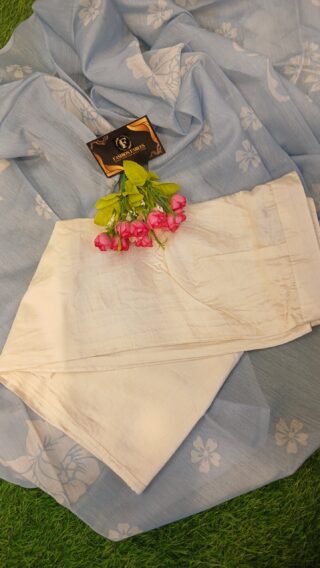 Bhagalpur Cotton Pants Set with Cotton Lining - Image 5