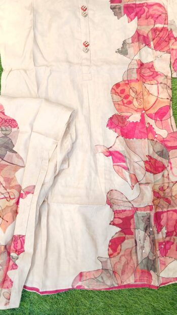 Italian Crepe Floral Printed Co-ord Set - Image 2