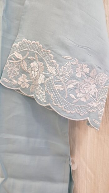 Silk Co-ord Set: Light Blue - Image 3