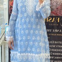 Premium Cotton Co-ord Set: Light Blue