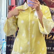 Premium Cotton Co-ord Set With Shifli Work