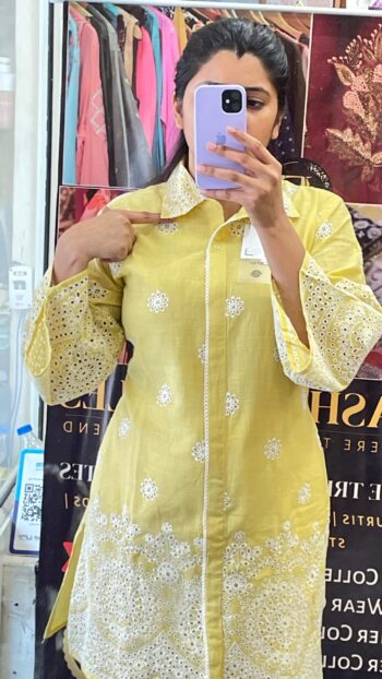 Premium Cotton Co-ord Set With Shifli Work