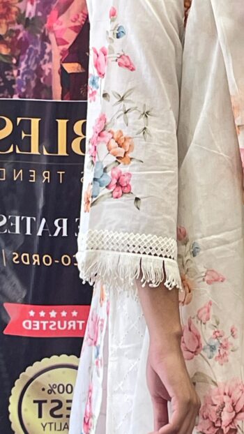 Premium Cotton Pants Set: Floral Printed - Image 4