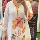 Cotton Co-ord Set With Moti Work