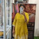 Silk Fabric Co-ord Set With Black Emboidery | Neon Color