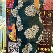 Vyle Cotton Batick Printed Co-ord Set | Black