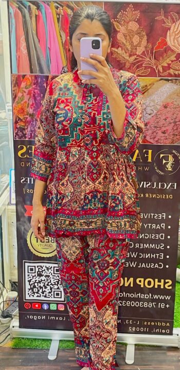 Vyle Cotton Co-ord Set | Multi Print - Image 4