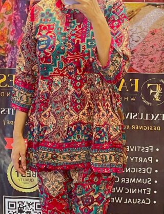 Vyle Cotton Co-ord Set | Multi Print