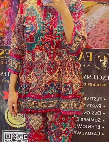 Vyle Cotton Co-ord Set | Multi Print