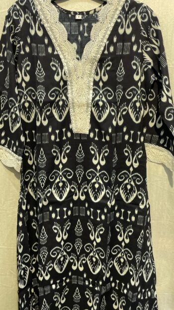 Vyle Cotton Co-ord Set With Lace Work - Image 6