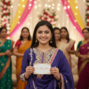 Embroidery & Real Mirror Work Silk Suit