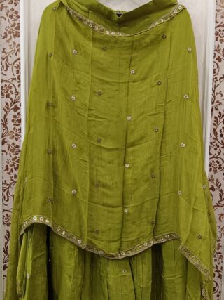 Pure Chinon Embroidered Suit - Image 3