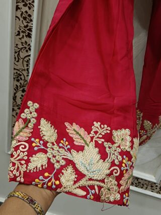 Pure Chinon Thread Work Pant Set - Image 4