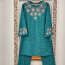 Winter Co-ord Set with Golden Thread Work