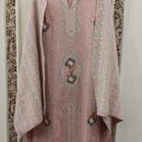 Premium Winter Wooden Suit with Full-Length Dupatta(Pink)