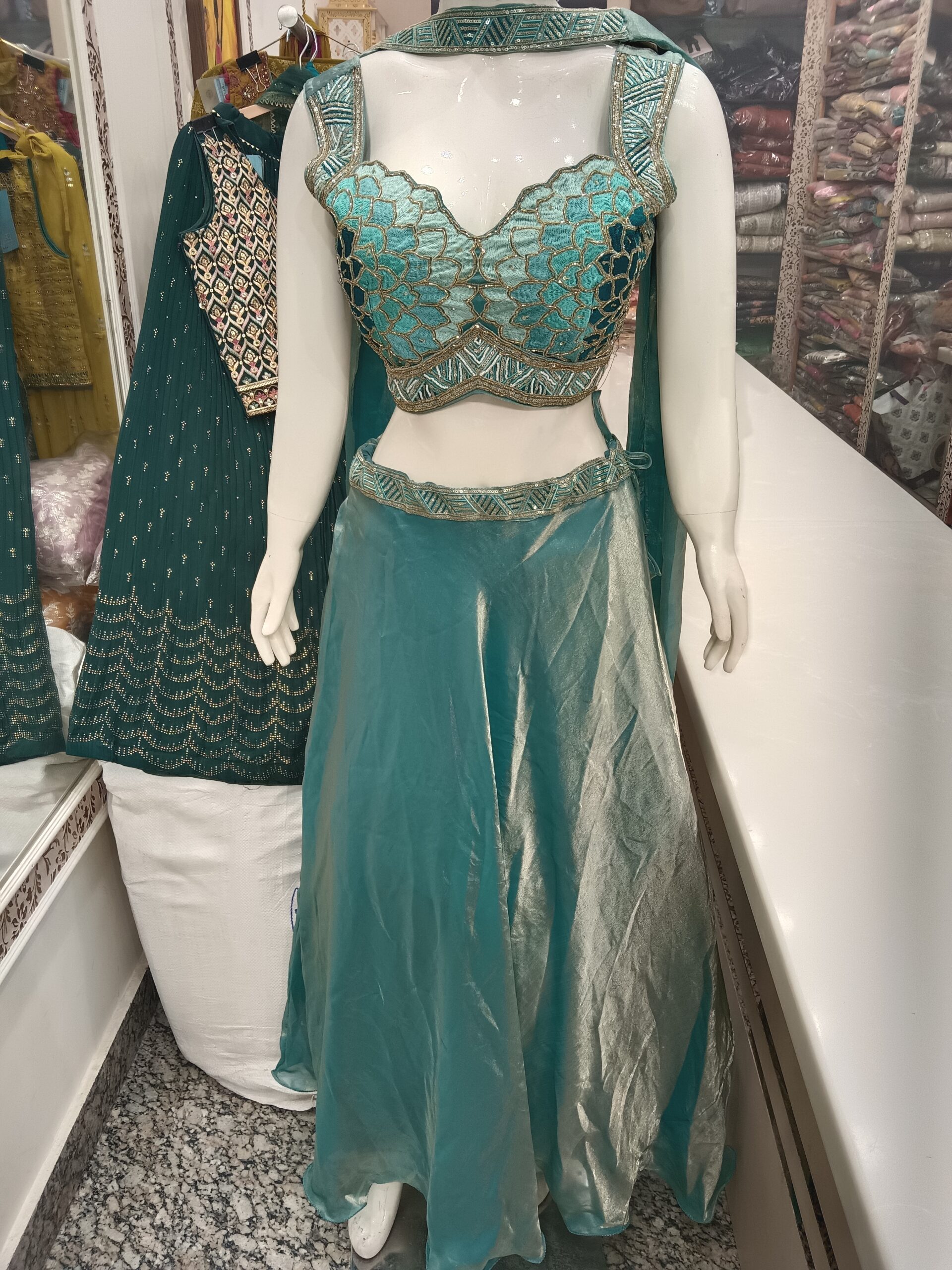 Jimmy Choo Fabric Designer Lehenga