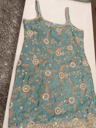 Banarasi Kurti Sharara Set